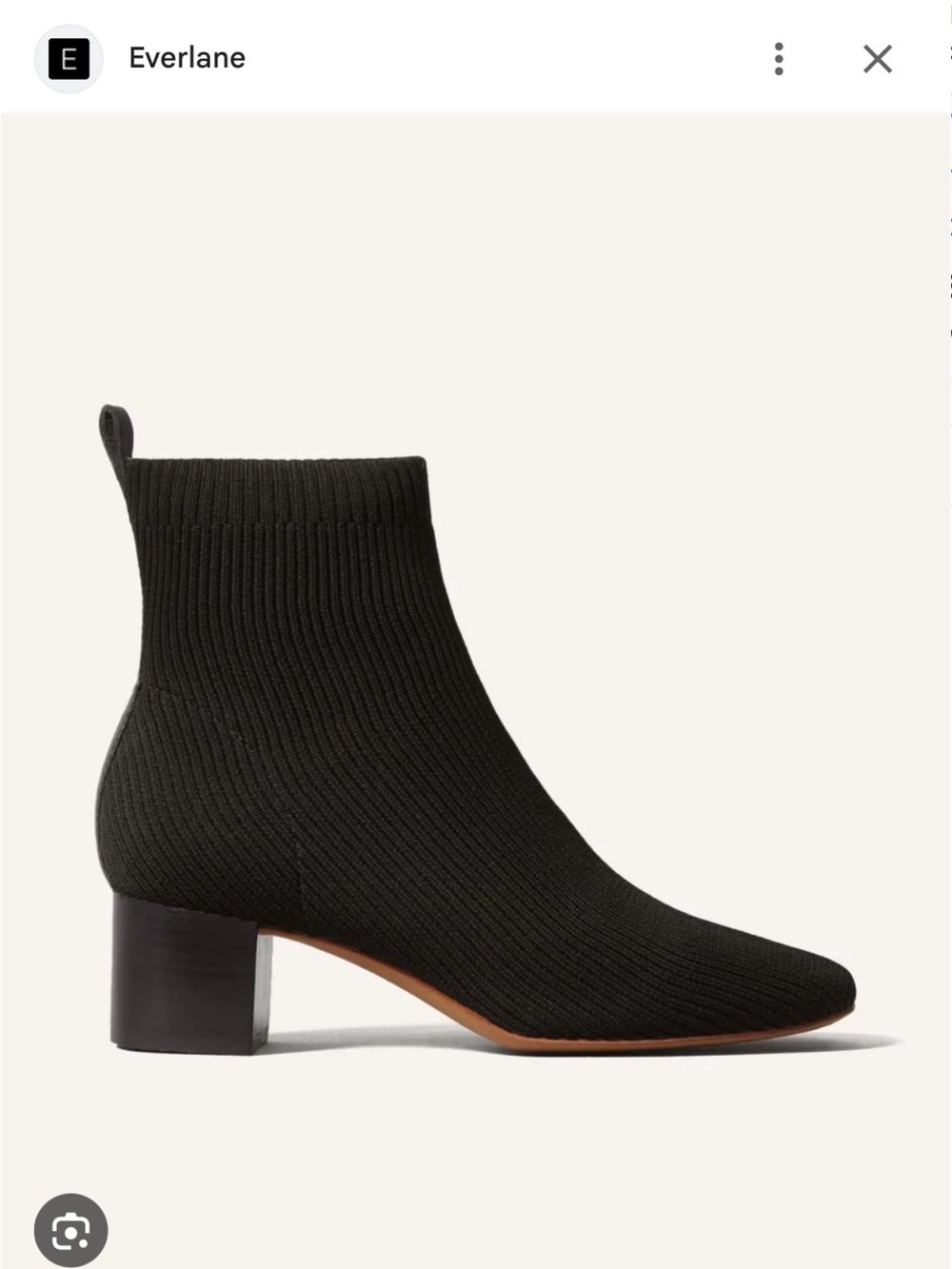 Everlane Women’s glove Knit Ankle Boot size 7